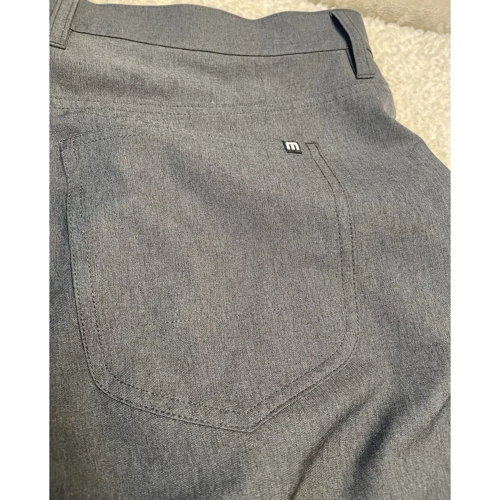 Travis Mathew Pants Men (Fit 38x32) Grey Golf Performance Stretch Lightweight